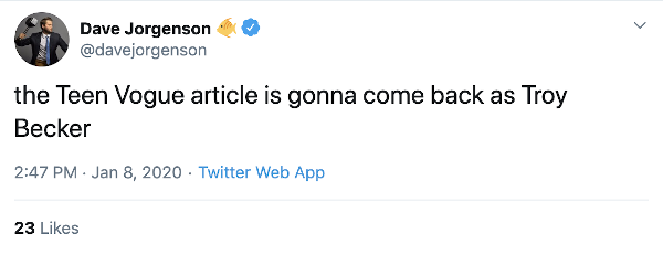 This internet is full of tweets